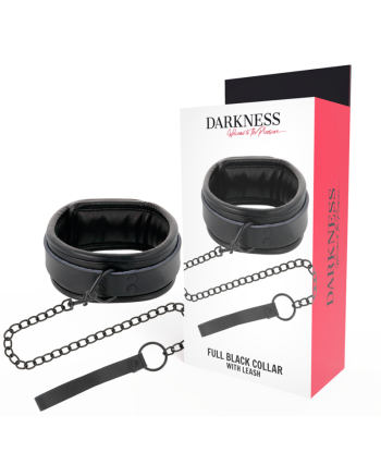 DARKNESS - COLLAR CON CADENA NEGRO