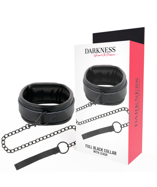 DARKNESS - COLLAR CON CADENA NEGRO DARKNESS - COLLAR CON CADENA NEGRO