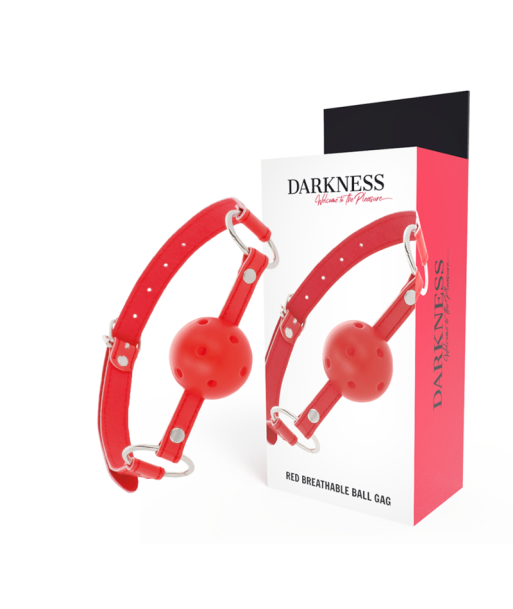 DARKNESS - MORDAZA TRANSPIRABLE ROJO DARKNESS - MORDAZA TRANSPIRABLE ROJO