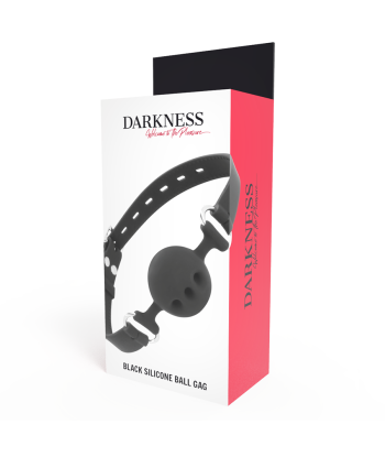 DARKNESS - MORDAZA TRANSPIRABLE SILICONA NEGRO