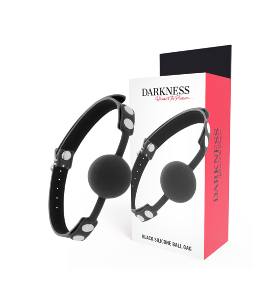 DARKNESS - MORDAZA SILICONA NEGRO DARKNESS - MORDAZA SILICONA NEGRO