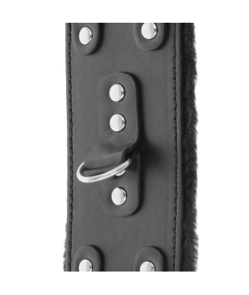 DARKNESS - ESPOSAS CUERO CON FORRO AJUSTABLES NEGRO