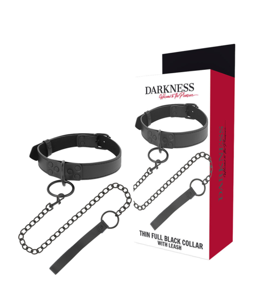 DARKNESS - COLLAR CON CADENA NEGRO DARKNESS - COLLAR CON CADENA NEGRO