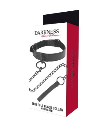 DARKNESS - COLLAR CON CADENA NEGRO