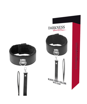 DARKNESS - COLLAR FORRADO CON CADENA TITANIUM