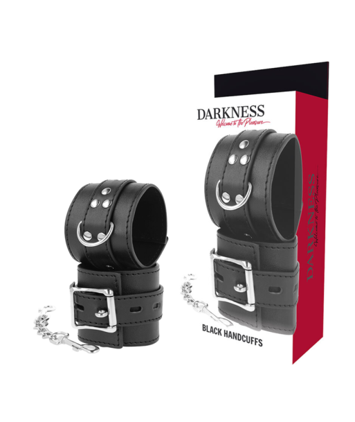 DARKNESS - ESPOSAS LEATHER NEGRO DARKNESS - ESPOSAS LEATHER NEGRO