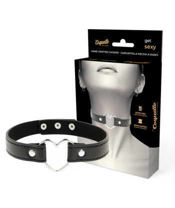 COQUETTE CHIC DESIRE - COLLAR CUERO VEGANO ACCESORIO WOMAN CORAZÓN