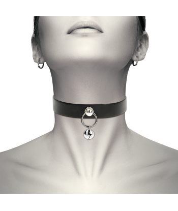 COQUETTE CHIC DESIRE - COLLAR CUERO VEGANO ACCESORIO WOMAN CASCABEL-ARO