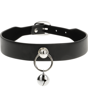 COQUETTE CHIC DESIRE - COLLAR CUERO VEGANO ACCESORIO WOMAN CASCABEL-ARO