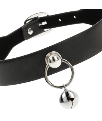 COQUETTE CHIC DESIRE - COLLAR CUERO VEGANO ACCESORIO WOMAN CASCABEL-ARO