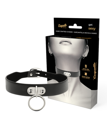 COQUETTE CHIC DESIRE - COLLAR CUERO VEGANO ACCESORIO WOMAN FETISH