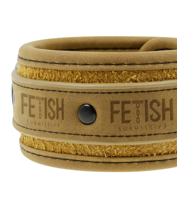 FETISH SUBMISSIVE ORIGEN - ESPOSAS TOBILLOS CUERO VEGANO CON FORRO DE NEOPRENO