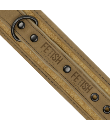 FETISH SUBMISSIVE ORIGEN - ESPOSAS TOBILLOS CUERO VEGANO CON FORRO DE NEOPRENO