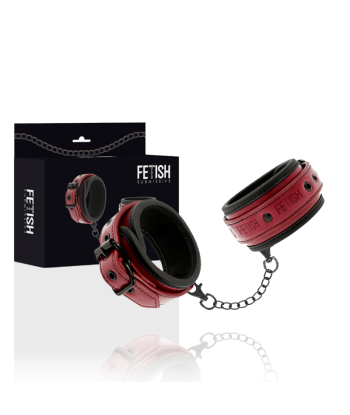 FETISH SUBMISSIVE DARK ROOM - ESPOSAS CUERO VEGANO CON FORRO DE NEOPRENO