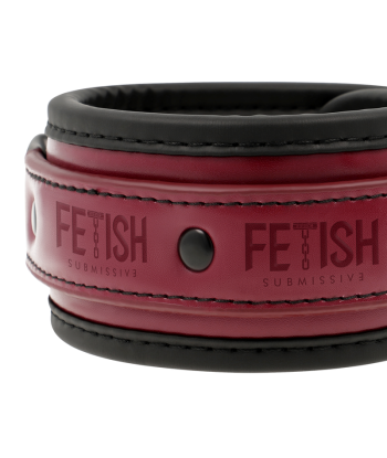 FETISH SUBMISSIVE DARK ROOM - ESPOSAS CUERO VEGANO CON FORRO DE NEOPRENO