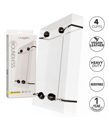 CALEXOTICS - BOUNDLESS RED RESTRAINT SET RESTRICCION CAMA