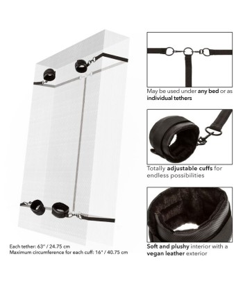 CALEXOTICS - BOUNDLESS RED RESTRAINT SET RESTRICCION CAMA