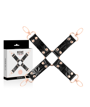 BEGME - BLACK EDITION HOG TIE CUERO VEGANO