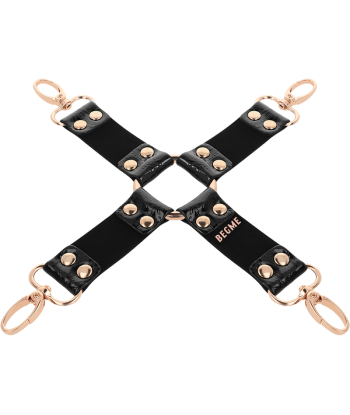 BEGME - BLACK EDITION HOG TIE CUERO VEGANO