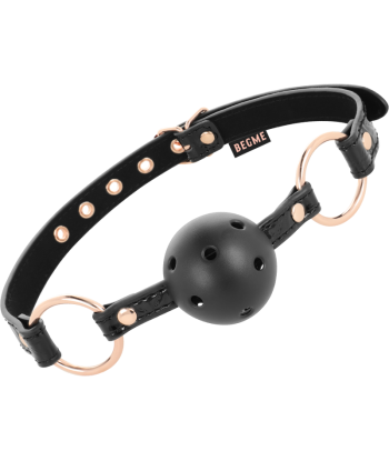 BEGME - BLACK EDITION MORDAZA CUERO VEGANO
