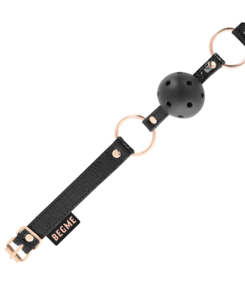BEGME - BLACK EDITION MORDAZA CUERO VEGANO
