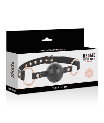 BEGME - BLACK EDITION MORDAZA CUERO VEGANO