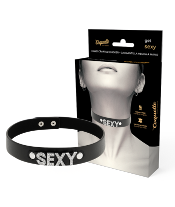 COQUETTE CHIC DESIRE - CHOKER CUERO VEGANO SEXY