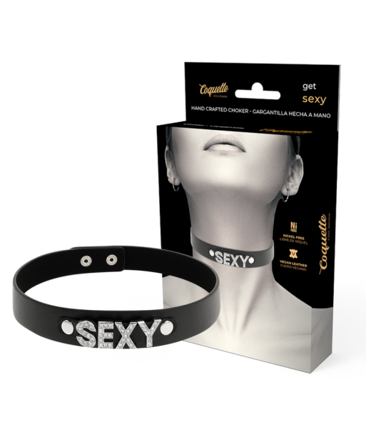 COQUETTE CHIC DESIRE - CHOKER CUERO VEGANO SEXY COQUETTE CHIC DESIRE - CHOKER CUERO VEGANO SEXY