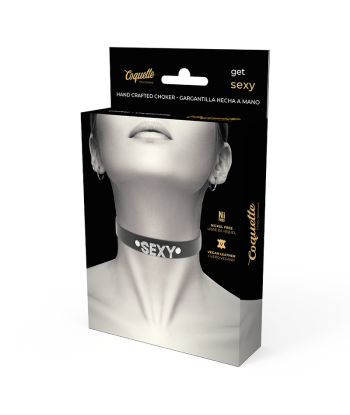 COQUETTE CHIC DESIRE - CHOKER CUERO VEGANO SEXY