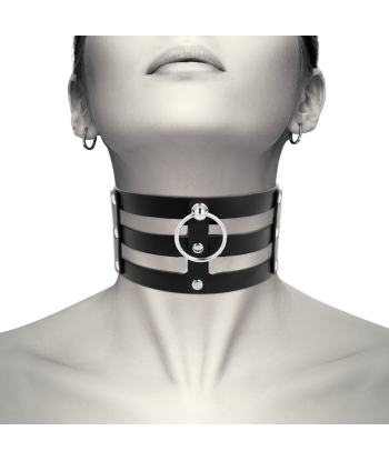COQUETTE CHIC DESIRE - CHOKER CUERO VEGANO ESTILO FETISH