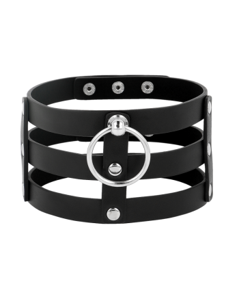 COQUETTE CHIC DESIRE - CHOKER CUERO VEGANO ESTILO FETISH