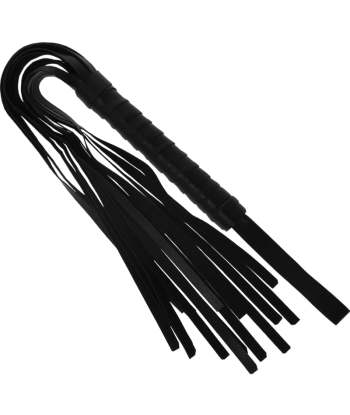 INTENSE - FETISH SET ERÓTICO 1 CON ESPOSAS, ANTIFAZ Y LÁTIGO DE CUERO VEGANO