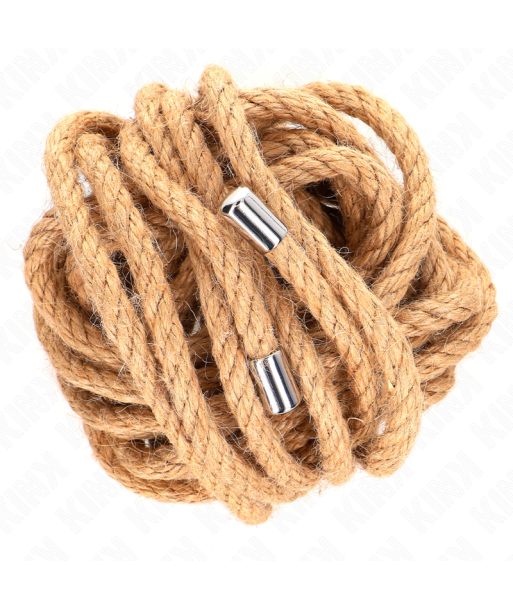 KINK - CUERDA DE CÁÑAMO 5 METROS CON CABEZA DE METAL KINK - CUERDA DE CÁÑAMO 5 METROS CON CABEZA DE METAL