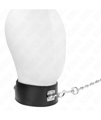 KINK - COLLAR CON CORREA 65 CM ANCHO NEGRO AJUSTABLE 33.5-41 CM X 5 CM