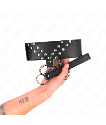 KINK - COLLAR CON CORREA 65 CM CON REMACHE EN V AJUSTABLE 36-43 CM X 5 CM
