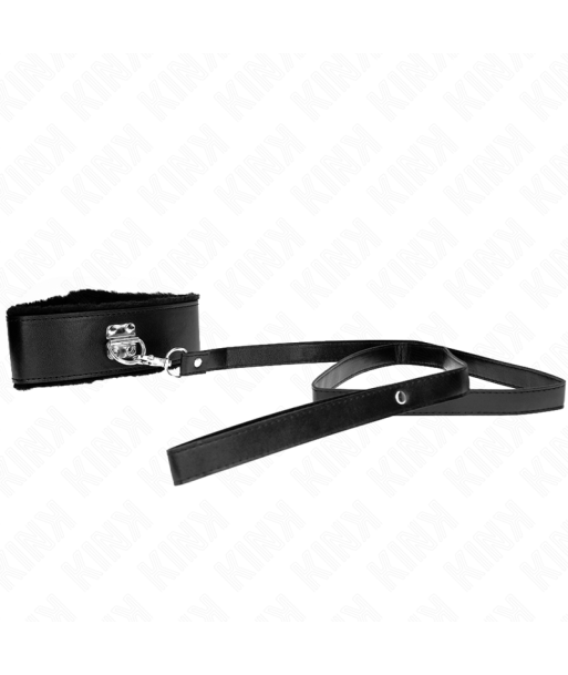 KINK - COLLAR CON CORREA 116 CM CON TACHUELAS PLATEADAS MODELO 4 NEGRO AJUSTABLE 40-48 CM X 6 CM KINK - COLLAR CON CORREA 116 CM CON TACHUELAS PLATEADAS MODELO 4 NEGRO AJUSTABLE 40-48 CM X 6 CM