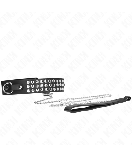 KINK - COLLAR CON CORREA 65 CM CON BRILLOS AJUSTABLE 37-42 CM X 5.3 CM KINK - COLLAR CON CORREA 65 CM CON BRILLOS AJUSTABLE 37-42 CM X 5.3 CM