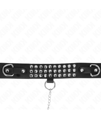 KINK - COLLAR CON CORREA 65 CM CON BRILLOS AJUSTABLE 37-42 CM X 5.3 CM