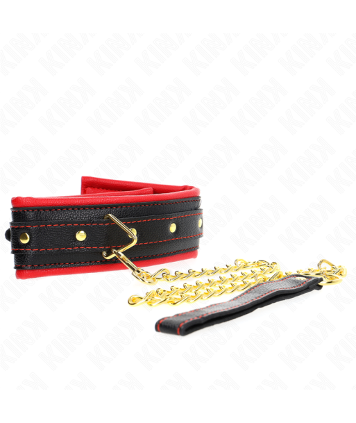KINK - COLLAR CON CORREA ESPONJA IMITACIÓN CUERO MODELO 2 AJUSTABLE 37-54 CM X 3 CM KINK - COLLAR CON CORREA ESPONJA IMITACIÓN CUERO MODELO 2 AJUSTABLE 37-54 CM X 3 CM