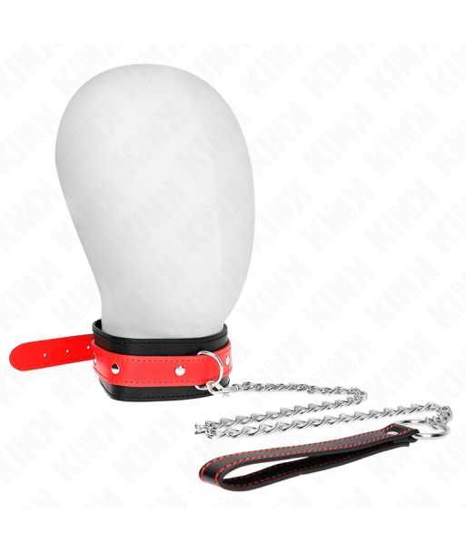 KINK - COLLAR CON CORREA 65 CM ROJO AJUSTABLE 36-43 CM X 5 CM KINK - COLLAR CON CORREA 65 CM ROJO AJUSTABLE 36-43 CM X 5 CM