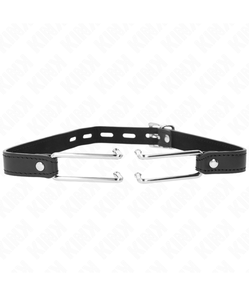 KINK - MORDAZA GANCHO DE METAL 11.5 CM CON CORREA DE POLIPIEL AJUSTABLE 39-58 CM X 2 CM KINK - MORDAZA GANCHO DE METAL 11.5 CM CON CORREA DE POLIPIEL AJUSTABLE 39-58 CM X 2 CM