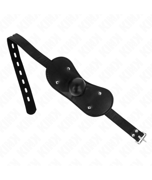KINK - MÁSCARA BUCAL MORDAZA DE BOLA CON CERRADURA AJUSTABLE 42-60 CM KINK - MÁSCARA BUCAL MORDAZA DE BOLA CON CERRADURA AJUSTABLE 42-60 CM