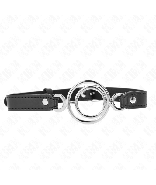 KINK - MORDAZA CON MÚLTIPLES JUNTAS TÓRICAS 5 CM NEGRO 63 X 2.5 CM KINK - MORDAZA CON MÚLTIPLES JUNTAS TÓRICAS 5 CM NEGRO 63 X 2.5 CM