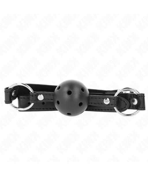 KINK - MORDAZA DE BOLA 4.5 CM NEGRA DURA HUECA MODELO 1 63.5 X 2 CM KINK - MORDAZA DE BOLA 4.5 CM NEGRA DURA HUECA MODELO 1 63.5 X 2 CM