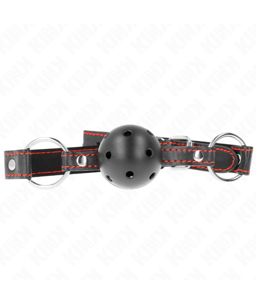 KINK - MORDAZA DE BOLA 4.5 CM NEGRA DURA HUECA MODELO 2 65 x 2.5 CM KINK - MORDAZA DE BOLA 4.5 CM NEGRA DURA HUECA MODELO 2 65 x 2.5 CM