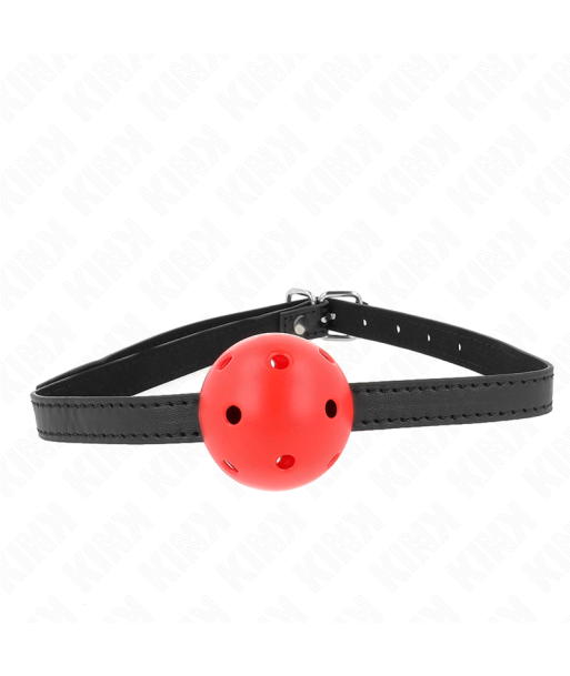 KINK - MORDAZA DE BOLA 4.5 CM TRANSPIRABLE SIMPLICITY ROJO 62 x 1.5 CM KINK - MORDAZA DE BOLA 4.5 CM TRANSPIRABLE SIMPLICITY ROJO 62 x 1.5 CM
