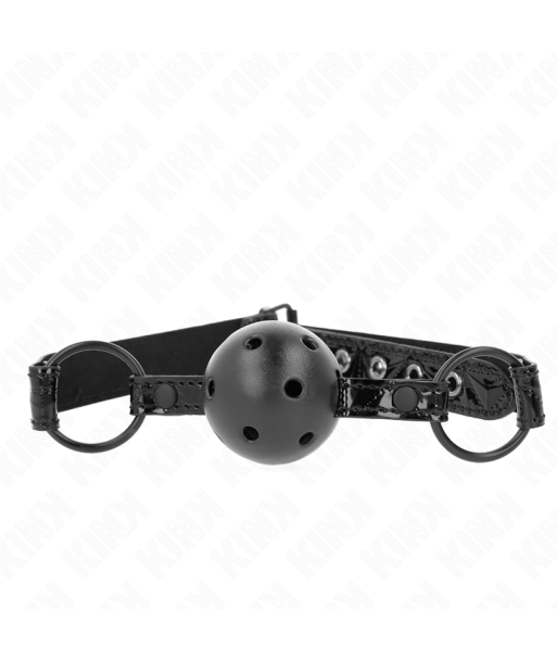 KINK - MORDAZA DE BOLA 4.5 CM CON PATRÓN DE DIAMANTE MODELO 3 64.5 CM AJUSTABLE 42- 60 CM KINK - MORDAZA DE BOLA 4.5 CM CON PATRÓN DE DIAMANTE MODELO 3 64.5 CM AJUSTABLE 42- 60 CM