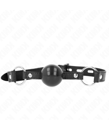 KINK - MORDAZA DE BOLA 4 CM TPE NEGRO 60 x 2 CM