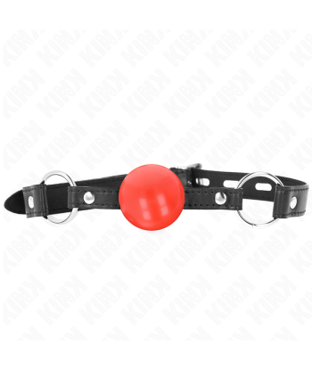 KINK - MORDAZA DE BOLA 4 CM TPE ROJO 60 x 2 CM