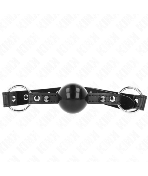KINK - MORDAZA DE BOLA 4 CM CON REMACHE DE PUNTA Y CIERRE A PRESIÓN 65 x 2 CM KINK - MORDAZA DE BOLA 4 CM CON REMACHE DE PUNTA Y CIERRE A PRESIÓN 65 x 2 CM